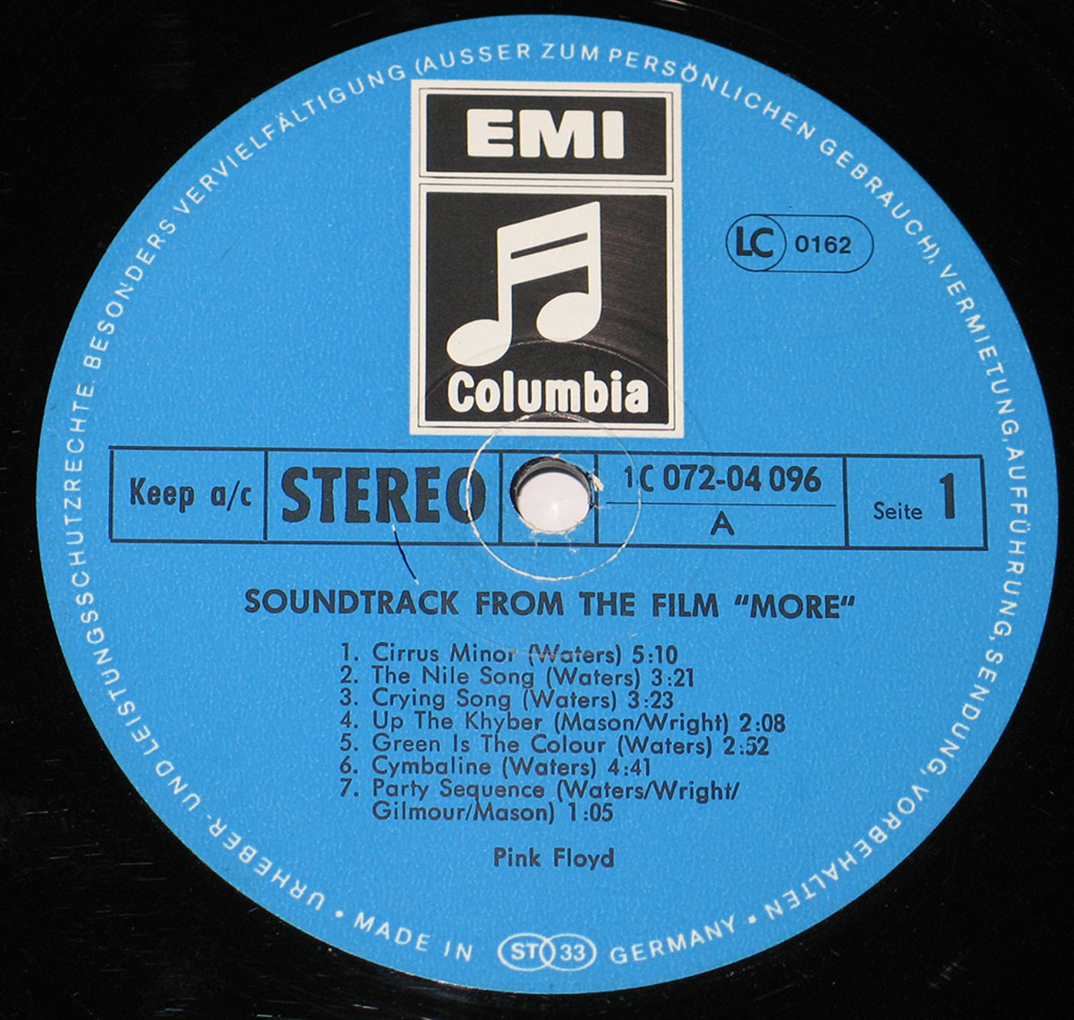 High Resolution Photo #3 PINK FLOYD More Germany 